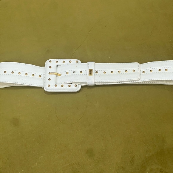 YSL kidskin and grommet belt - Picture 4 of 15